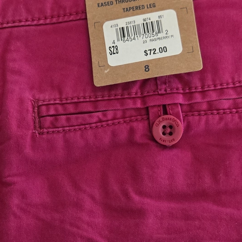 G.H Bass & Company Larson Chino Women's sz 8